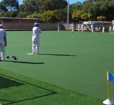 TigerTurf Artificial Grass Turf Field and Rockingham Bowling Club