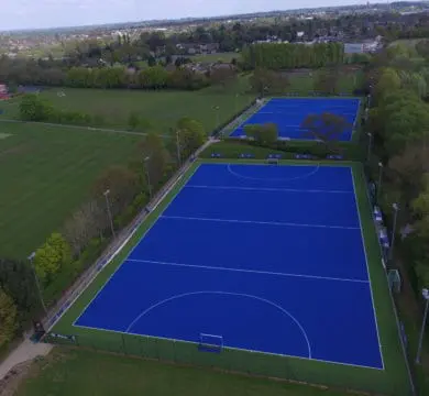 Top view Warwick School Turf field