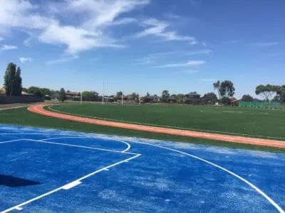 Wedge Park Oval field