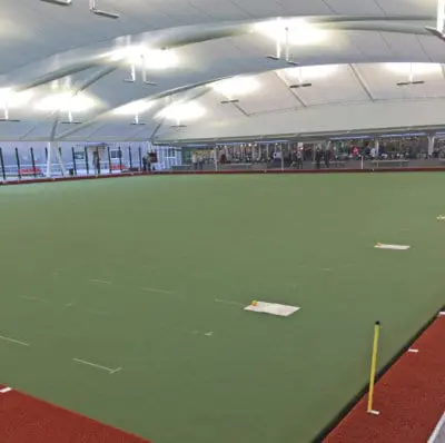 Construction of the Dandenong Club TigerWeave green shows the degree of attention at City Memorial Bowls Club