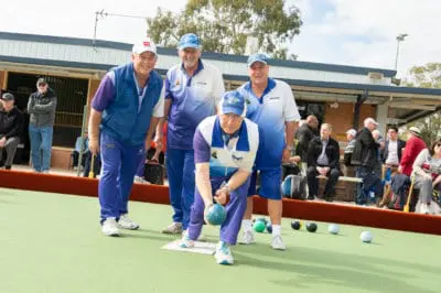 Modbury Bowling Club free-draining base system for the two TigerWeave bowling greens