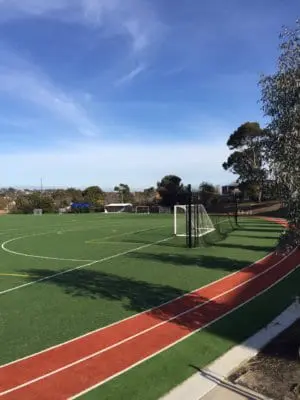 TigerTurf sports field at Balwyn High School