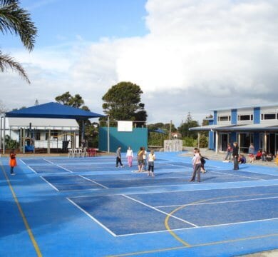 TigerTurf Classic is a great choice for tennis courts in schools