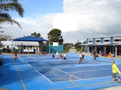 TigerTurf Classic is a great choice for tennis courts in schools