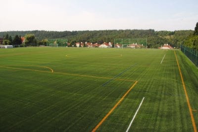 TigerTurf Artificial Grass Turf Field at International School of Prague