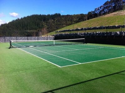 TigerTurf Artificial Grass and Private Tennis Tournament