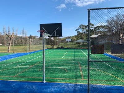 TigerTurf Tournament 1000 multi-sport courts installed at Gundagai High School