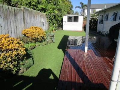 Residential turf Landscape with Serenity 30 Turf in New Zealand