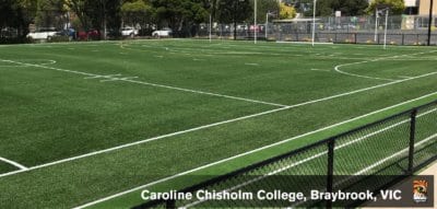 Caroline Chisholm College with TigerTurf multi-sport project