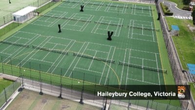 Turf for Haileybury College hockey and tennis facility