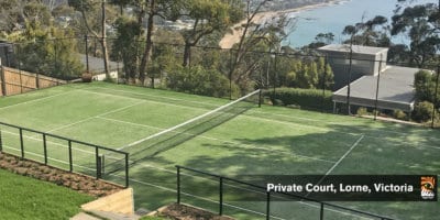 Private Tiger Turf Courts in Lorne