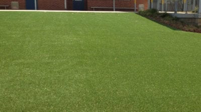 Newington Public School artificial grass area