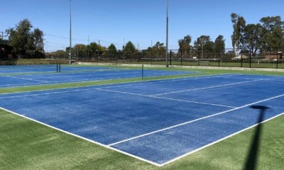 Shepparton Lawn Tennis Club with Four TigerTurf Tournament 1000 courts