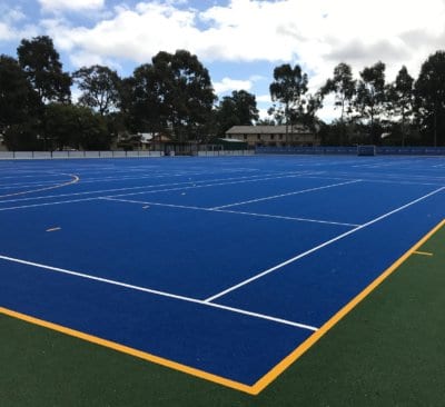 TigerTurf installed a tennis surface at St Peter’s College