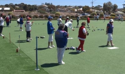Stansbury Bowling Club find the new TigerTurf SuperGreen more suited to their conditions