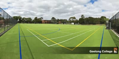 Geelong College with TigerTurf Evo Pro & 10mm Rubber Shock Pad