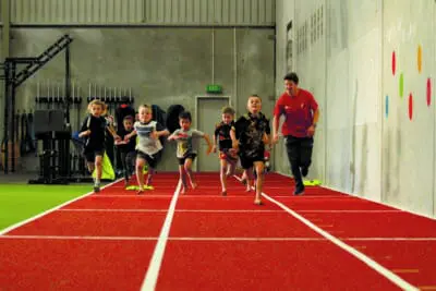 Kids running