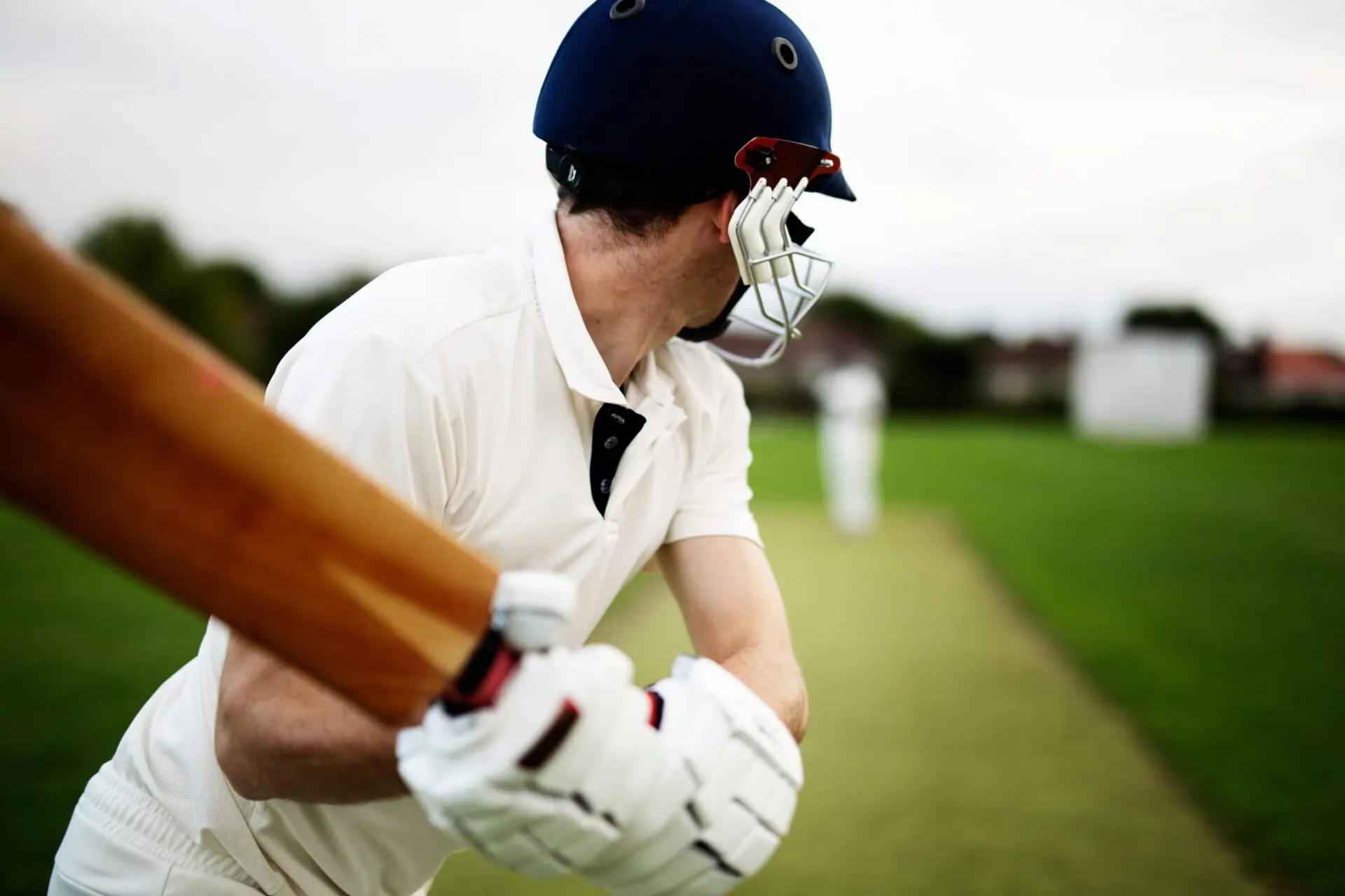 Synthetic turf cricket wickets