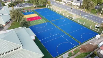 Puhinui Multi-sport surface angle view