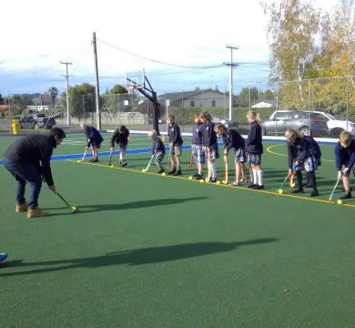 Synthetic turf for hockey