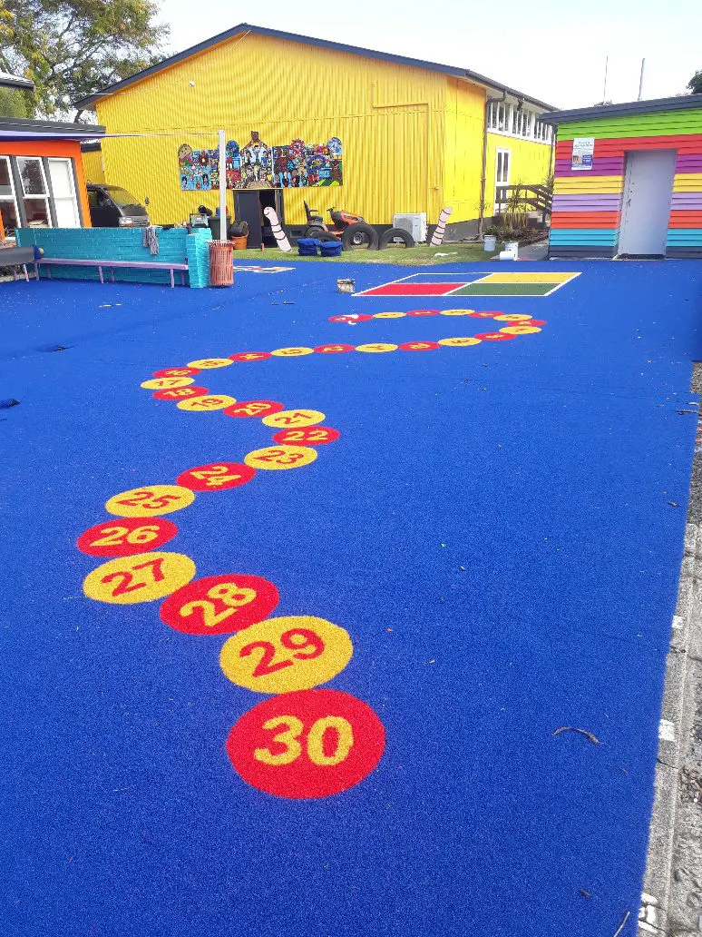 TigerTurf Trophy is a brilliant tonic for school grounds – colourful, functional and fun