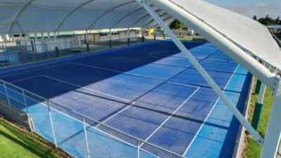 blue turf