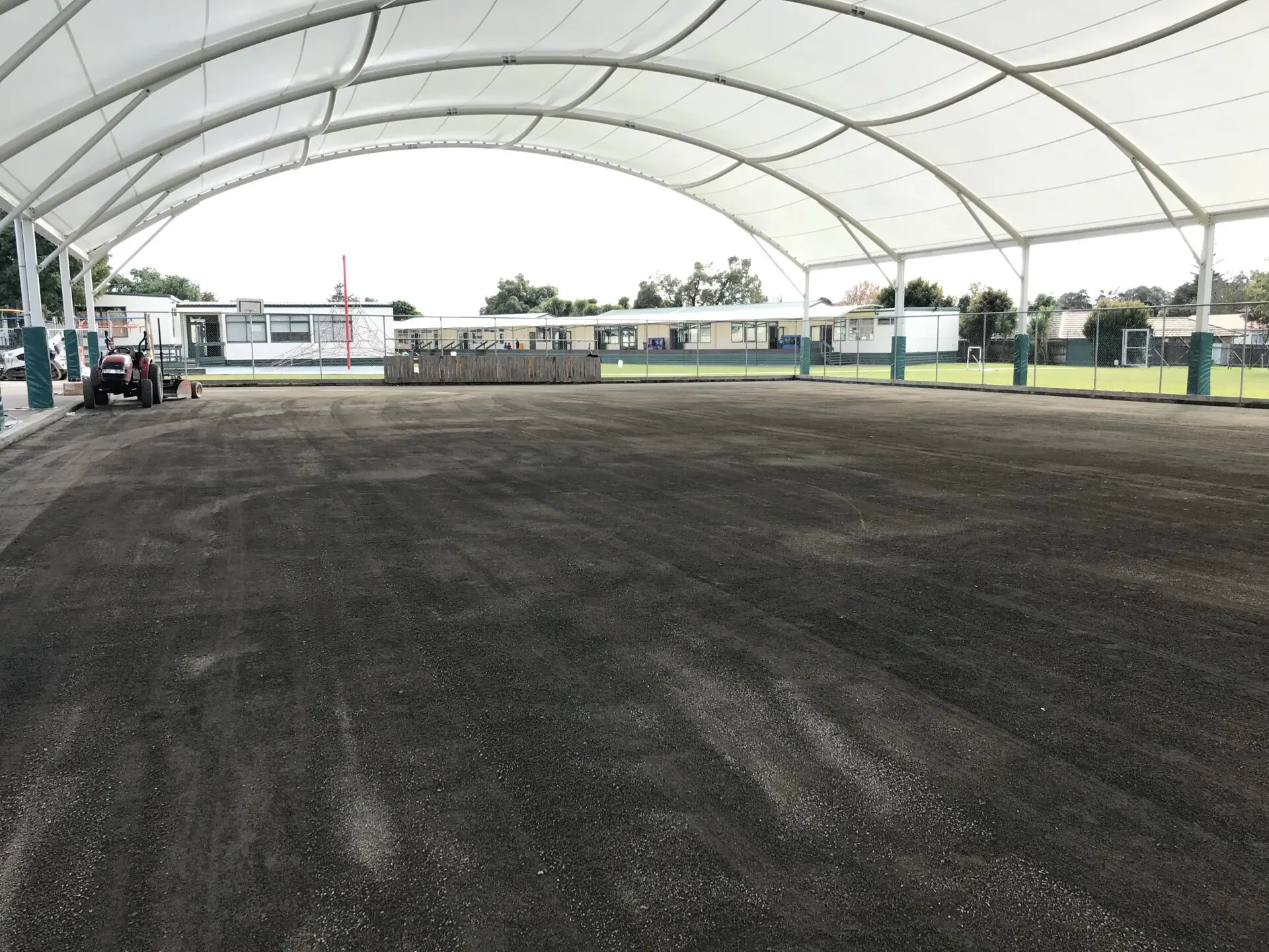 A modern, richly coloured technical TigerTurf Trophy multi-sport solved several problems