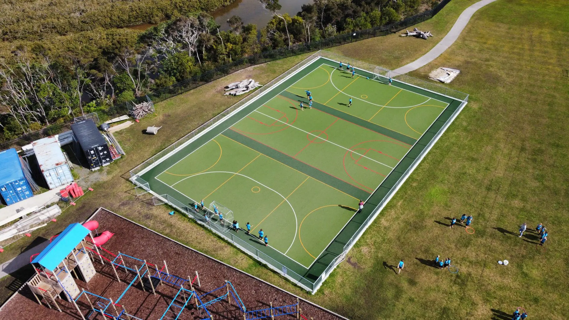 Mangawhai Beach School Upgrades Courts with TigerTurf Advantage