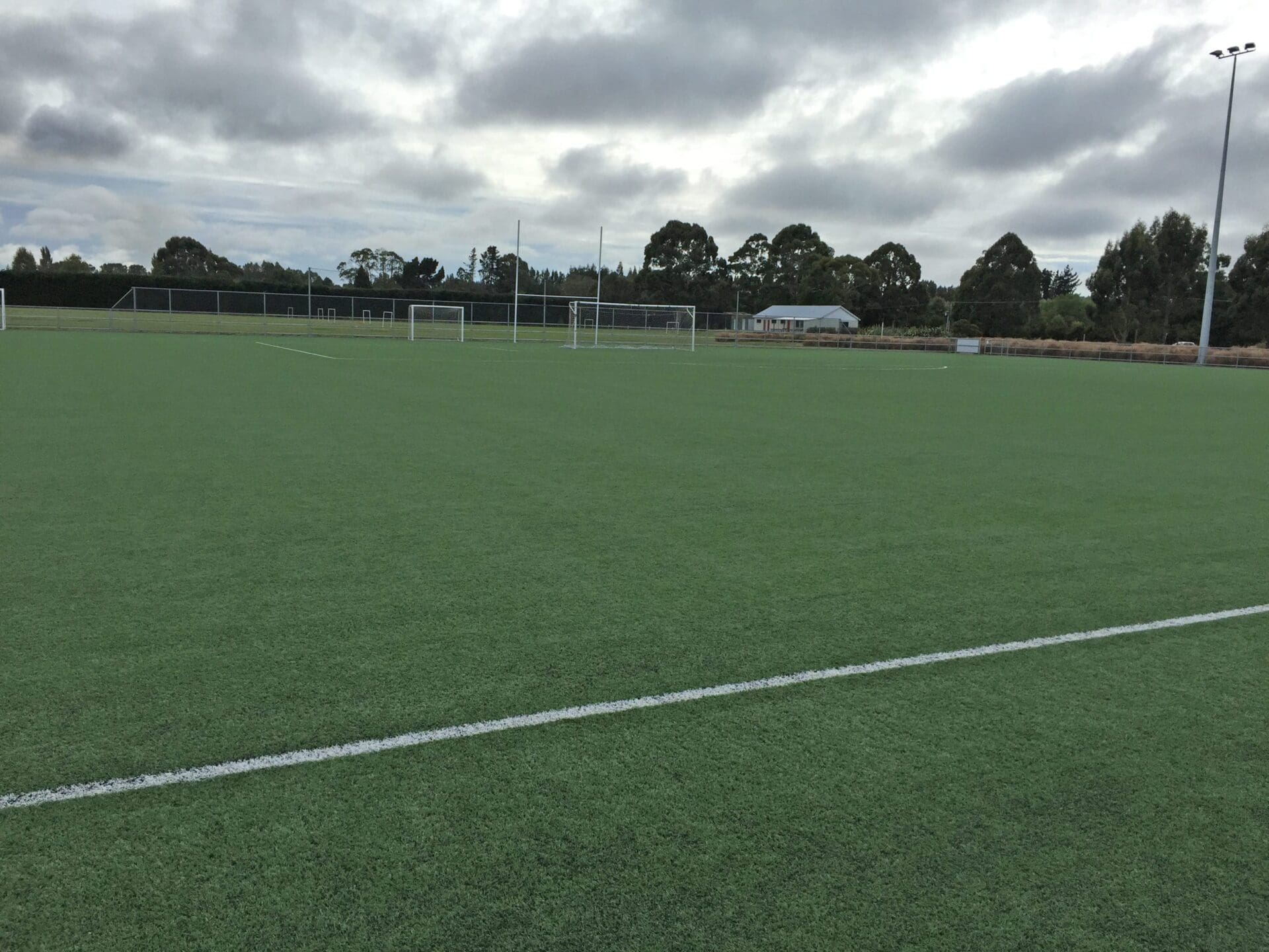 This synthetic turf system will support play regardless of the weather