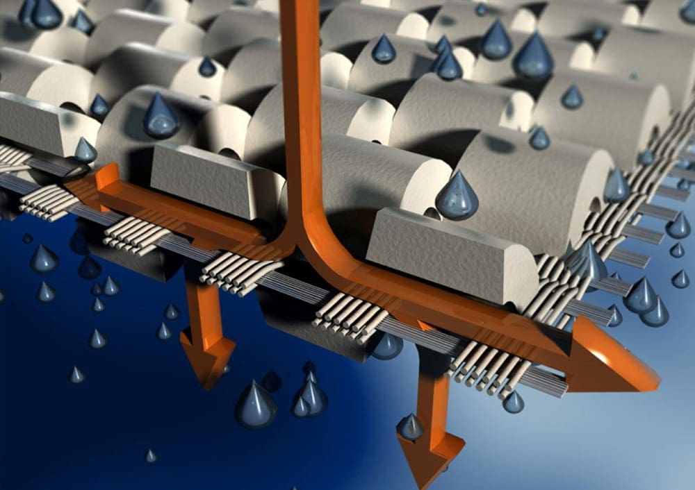 TenCate Sine® shock pad promotes free drainage of turf surface