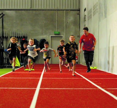 Kids running