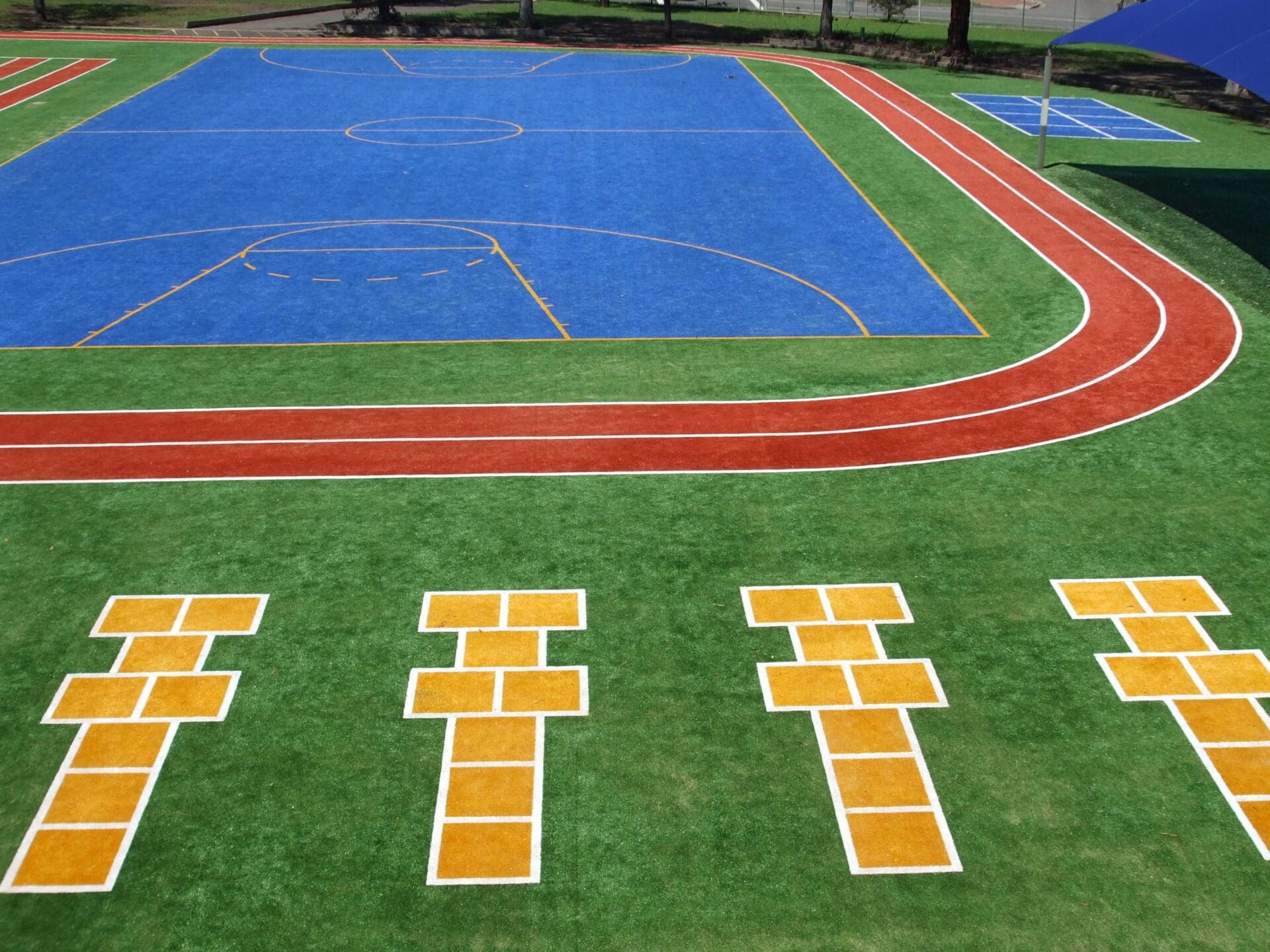 Use colour to define different sports codes - TigerTurf