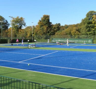 Blue advantage Turf Artificial Grass for tennis court