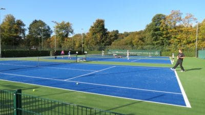 Blue advantage Turf Artificial Grass for tennis court
