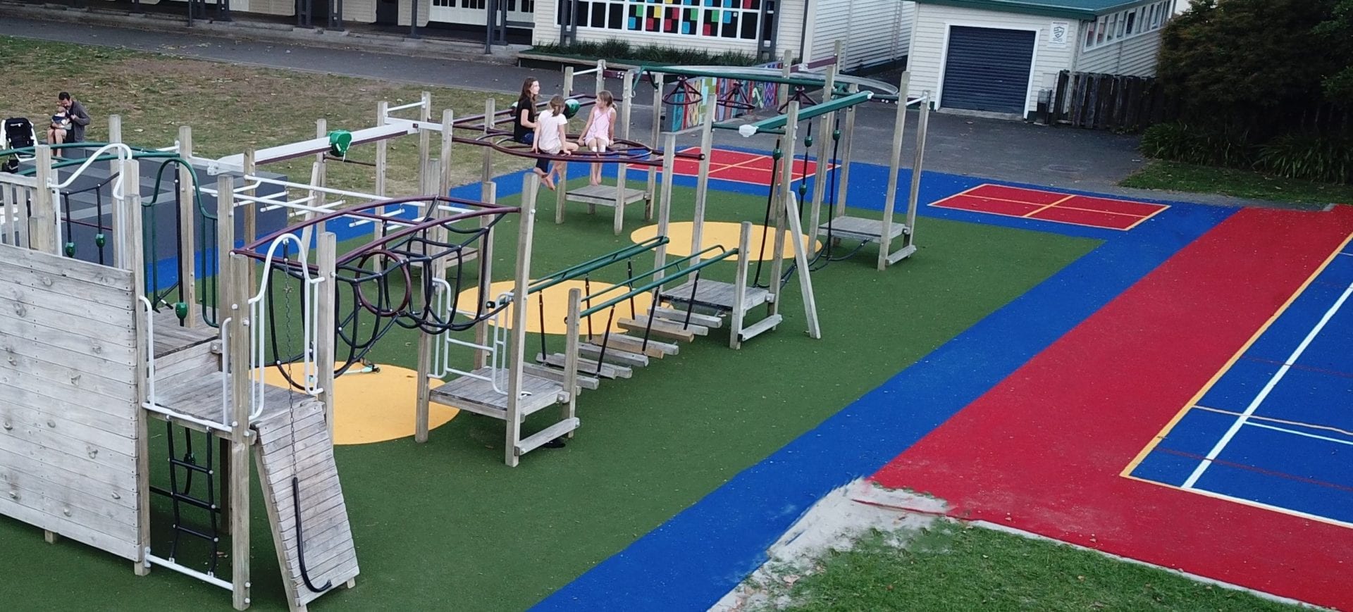 Matamata primary school with new tigerturf playground